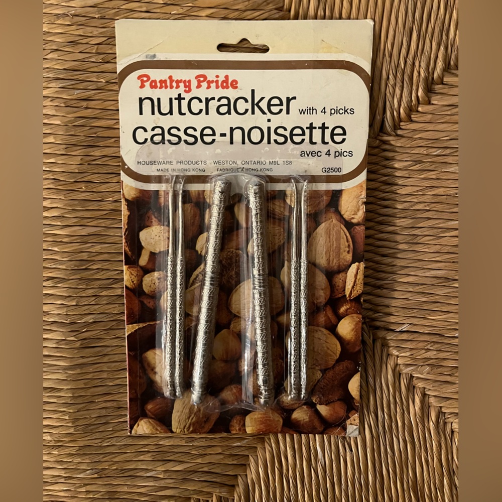 🆕 Vintage Pantry Pride Nut Cracker and Pick Set Heavy Duty Metal seafood cracker